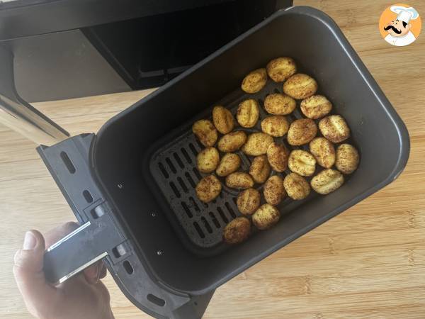 Ñoquis dulces en freidora de aire. Una idea original para un snack sorprendente - Preparación paso 3