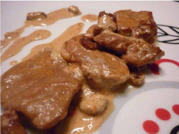 Solomillo de cerdo al Pedro Ximénez - Preparación paso 4