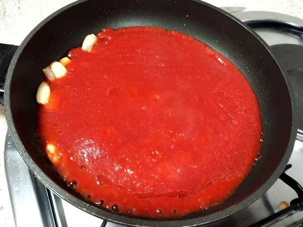 Pasta alla Norma {receta siciliana} - Preparación paso 8