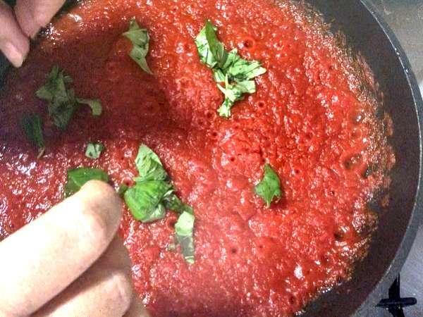 Pasta alla Norma {receta siciliana} - Preparación paso 9