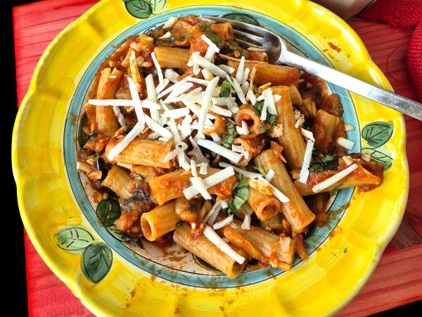 Pasta alla Norma {receta siciliana} - Preparación paso 12