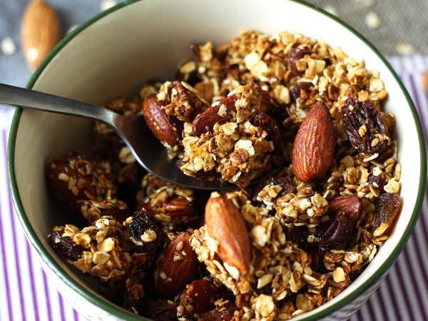 Granola exprés en freidora de aire para un desayuno crujiente - Preparación paso 6
