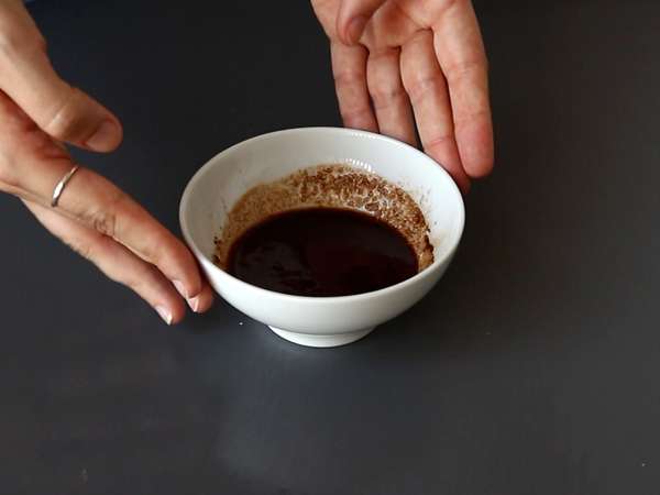 Pancakes de canela estilo cinnamon roll - Preparación paso 4