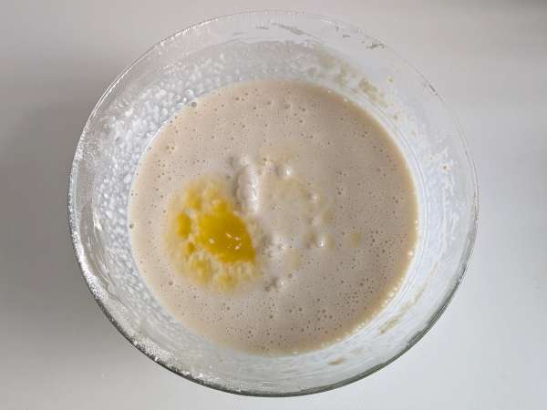 Crepes saladas con ricotta y champiñones - Preparación paso 2