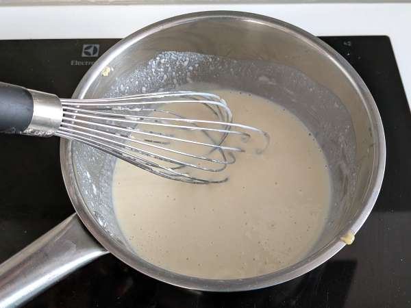 Crepes saladas con ricotta y champiñones - Preparación paso 7