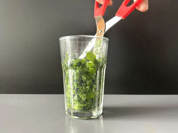 Flanes salados de espinacas y champiñones - Preparación paso 3