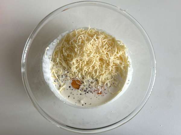 Flanes salados de espinacas y champiñones - Preparación paso 8