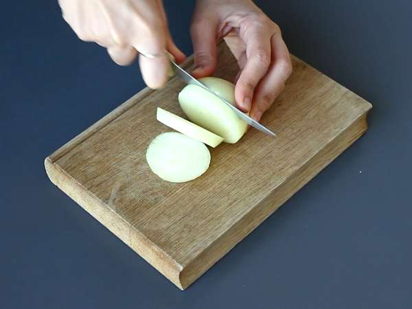 Tartaletas tatin de cebolla - Preparación paso 1
