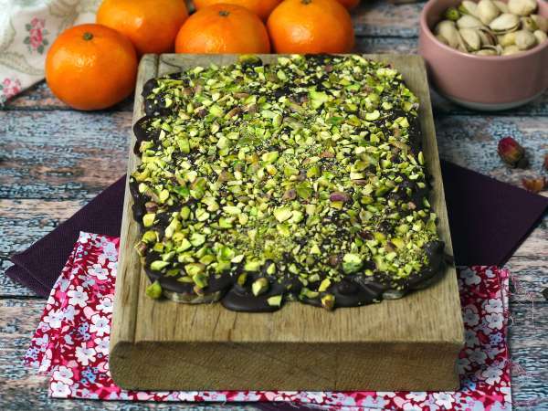 Tableta de chocolate con pistacho y mandarina, ¡el dulce perfecto para el invierno! - Preparación paso 9