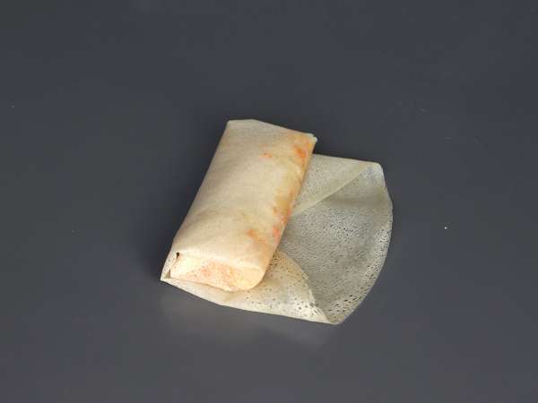 Nems de gambas (rollitos de primavera crujientes) en freidora de aire - Preparación paso 8