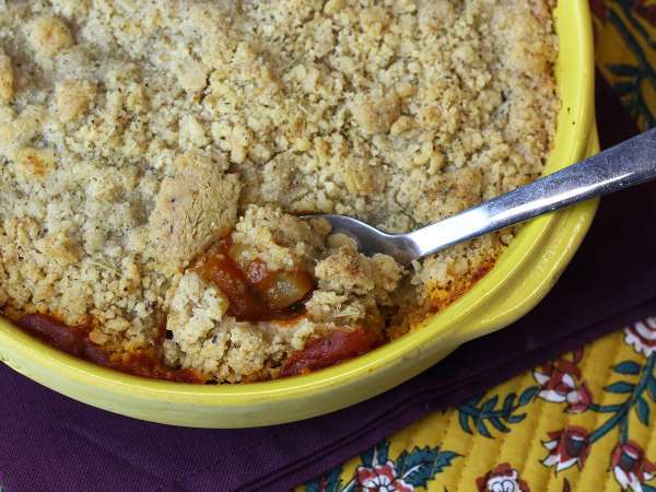 Crumble de pisto de verduras, ¡un plato rápido y fácil que te encantará! - Preparación paso 7