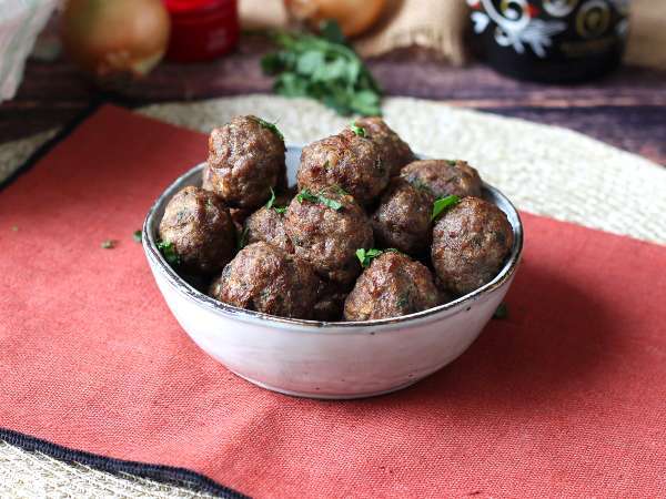 Albóndigas de ternera en freidora de aire, muy jugosas: receta fácil y rápida - Preparación paso 8