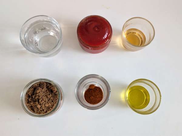 Albóndigas en freidora de aire, glaseadas con salsa barbacoa agridulce casera - Preparación paso 1