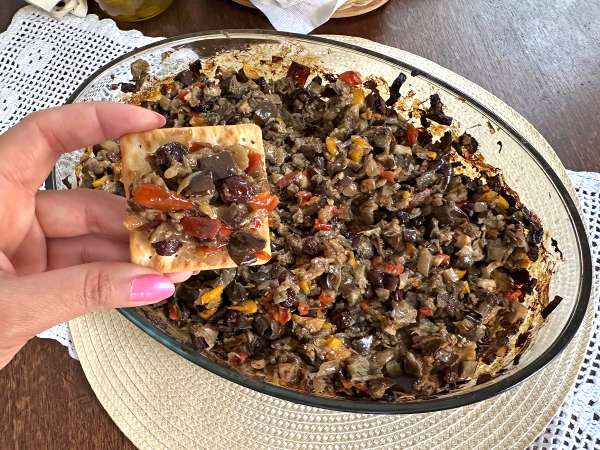 Berenjenas y pimientos al horno con vinagre de manzana: guarnición mediterránea muy sabrosa - Preparación paso 3