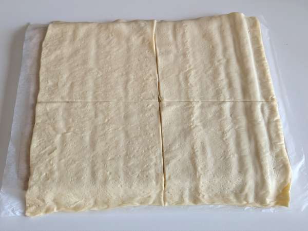 Bollitos de masa de pizza rellenos de carne picada y cheddar en freidora de aire - Preparación paso 3