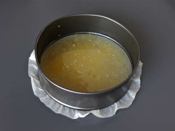 Bizcocho invertido de plátano, extra jugoso - Preparación paso 1