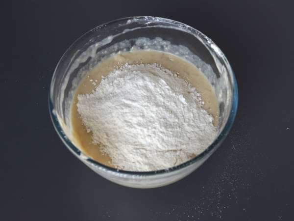 Muffins de plátano con pepitas de chocolate - Preparación paso 4