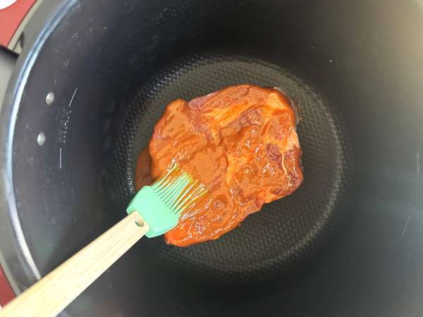 Pulled pork o cerdo deshilachado en Cookeo - Preparación paso 2
