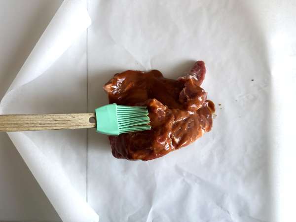 Pulled pork o cerdo deshilachado en freidora de aire - Preparación paso 3