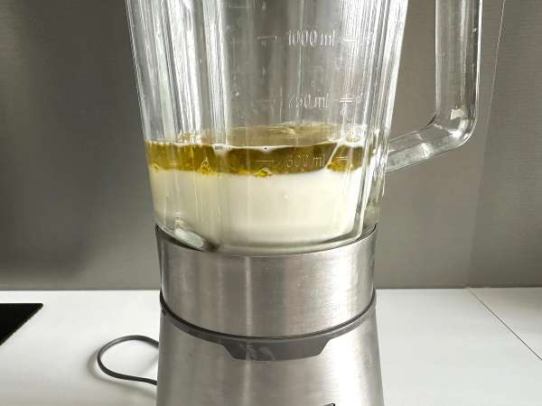 Masa para cake salado en batidora: fácil, rápida y muy esponjosa - Preparación paso 2