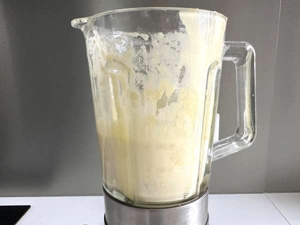 Masa para cake salado en batidora: fácil, rápida y muy esponjosa - Preparación paso 5