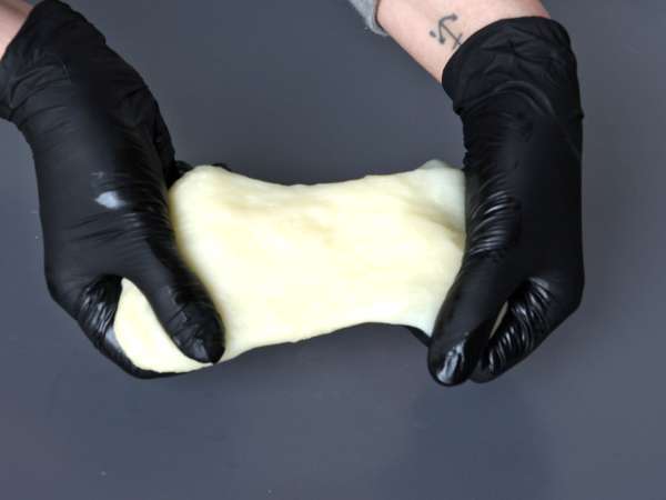 Cookie de ube con corazón de mochi - Preparación paso 3