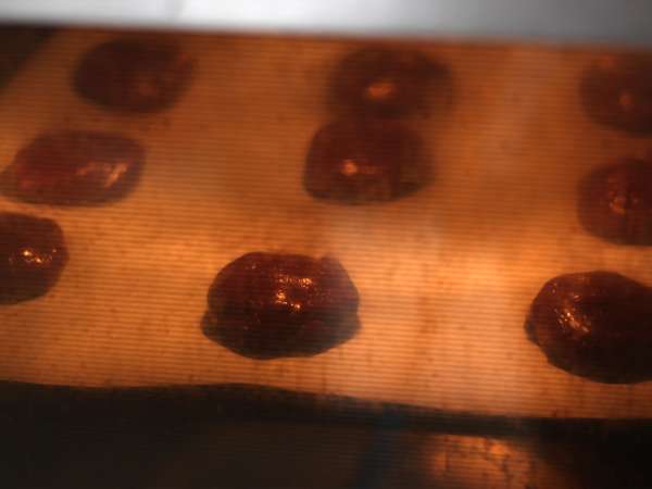 Cookie de ube con corazón de mochi - Preparación paso 11