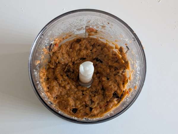 Pasta cremosa con berenjena asada y tomates cherry, sin nata - Preparación paso 4