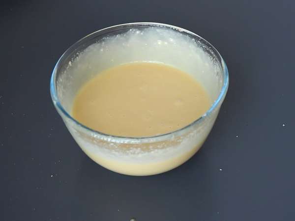 Pastel marmolado de té matcha - Preparación paso 3