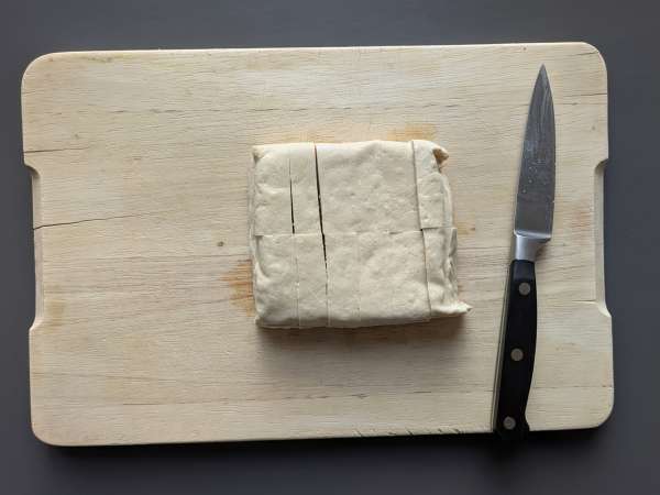Nuggets de tofu en freidora de aire - Preparación paso 2