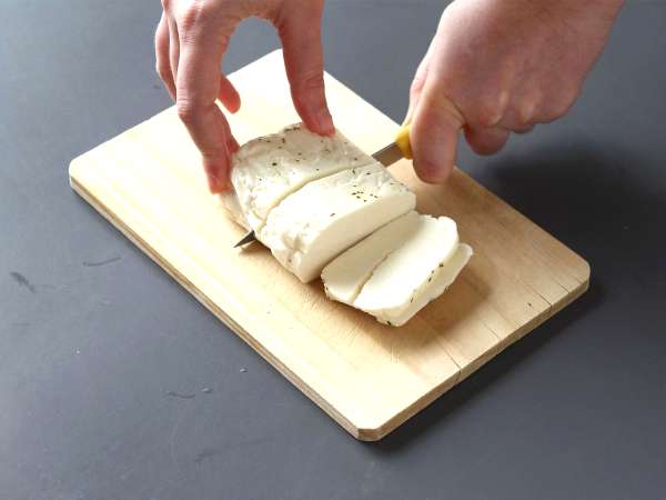 Ensalada de remolacha con halloumi a la plancha - Preparación paso 4
