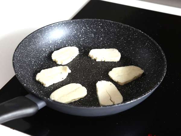 Ensalada de remolacha con halloumi a la plancha - Preparación paso 6
