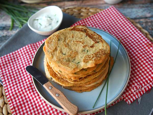 Tortitas saladas con lentejas rojas: receta fácil y rica en proteínas - Preparación paso 9