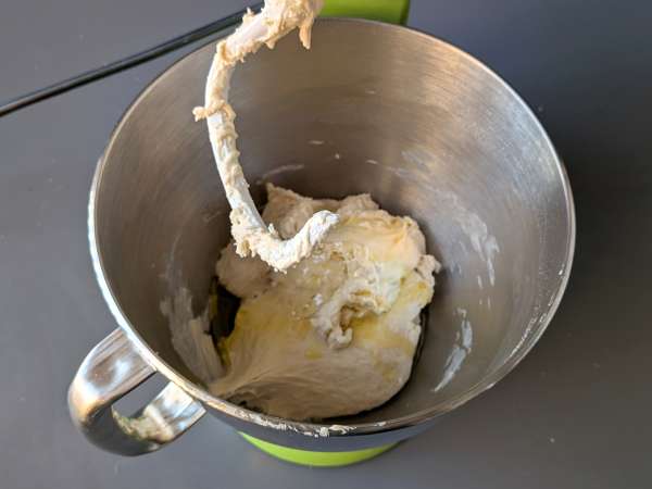 Focaccia rústica con cebolla y romero - Preparación paso 4
