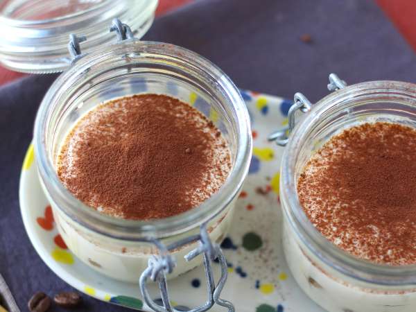 Tiramisú de tofu sedoso sin mascarpone ni huevos - Preparación paso 5