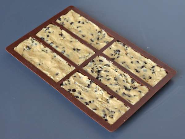 Tabletas de cookie con chocolate, tiernas y crujientes a la vez - Preparación paso 5
