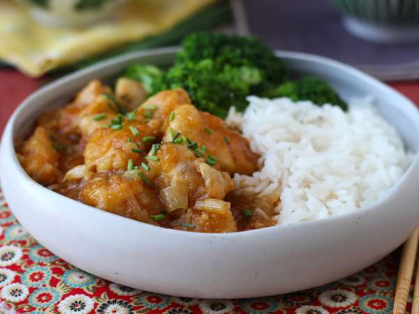 Pollo General Tao casero con salsa agridulce - Preparación paso 4