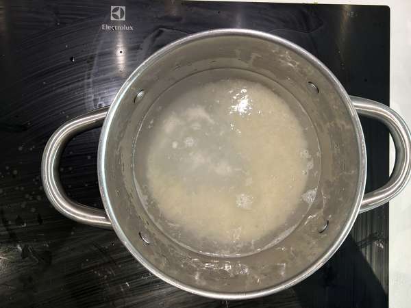 Tofu crujiente con arroz y salsa cremosa: la versión vegetariana del pollo crousty - Preparación paso 1