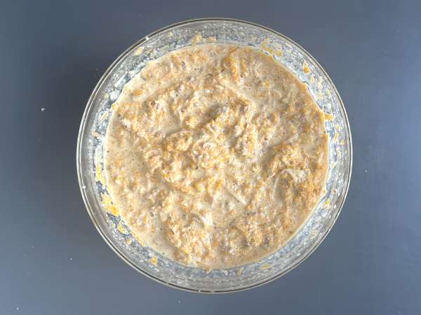 Quiche sin masa de atún, zanahorias y queso cottage: fácil y rica en proteínas - Preparación paso 6