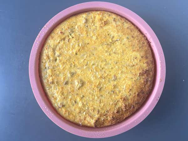 Quiche sin masa de atún, zanahorias y queso cottage: fácil y rica en proteínas - Preparación paso 9