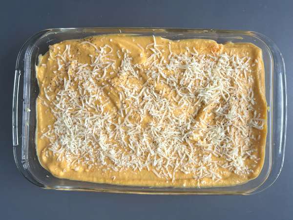 Lasaña de calabaza, espinacas y ricotta - Preparación paso 7