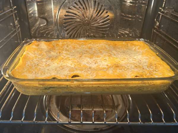 Lasaña de calabaza, espinacas y ricotta - Preparación paso 9