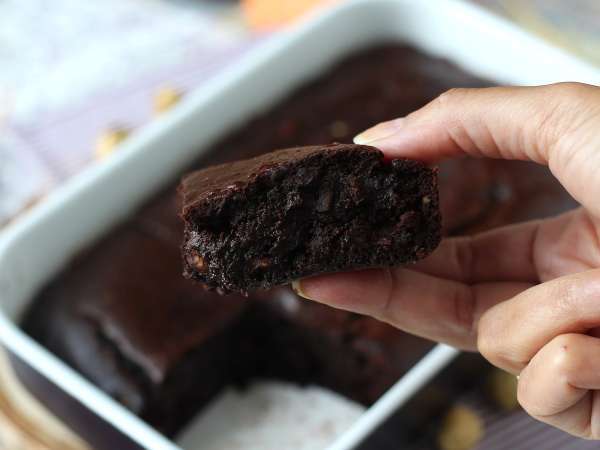 Brownie de boniato sin mantequilla ni aceite - Preparación paso 7