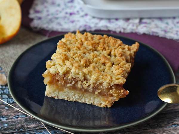 Szarlotka: tarta polaca de manzana con cobertura crujiente - Preparación paso 14