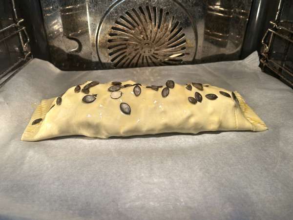 Strudel de calabaza y queso feta: receta fácil y crujiente - Preparación paso 7
