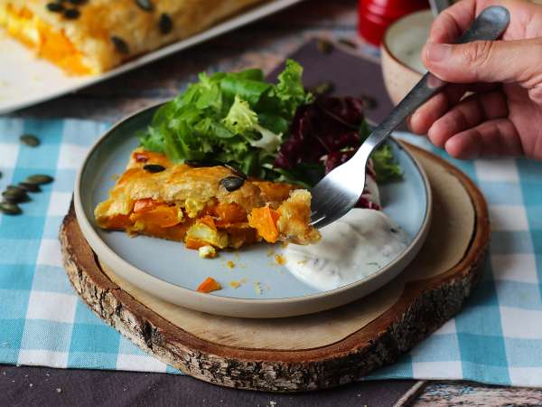 Strudel de calabaza y queso feta: receta fácil y crujiente - Preparación paso 9