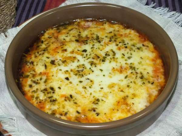 Provolone con Tomate y Jamón York - Preparación paso 4