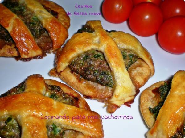 Cestillos de filetes rusos - Preparación paso 1