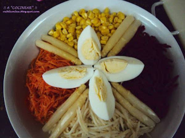 Ensalada 4 estaciones - Preparación paso 4