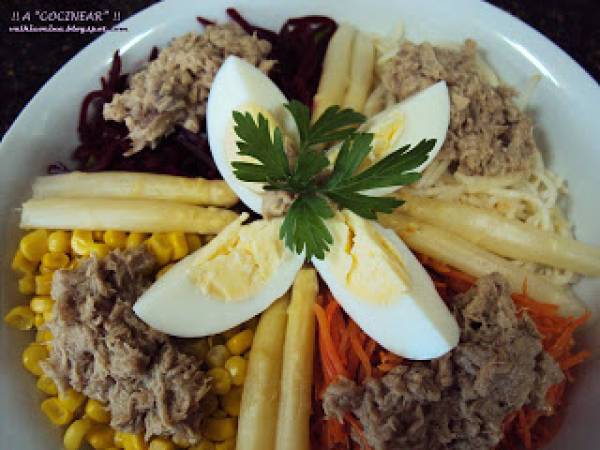 Ensalada 4 estaciones - Preparación paso 5